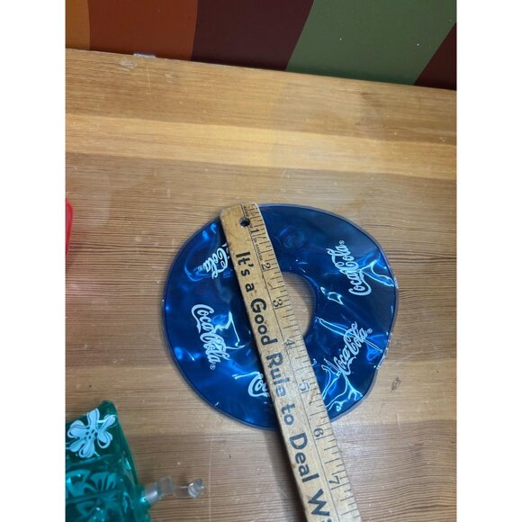 1994 90s barbie Mattel blow up mini pool floatys Coca Cola tube pink - Picture 6 of 6